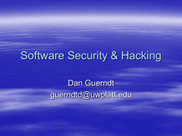 Internet Security & Hacking
