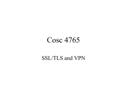 VPN and SSL