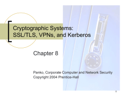 Cryptographic System - EECS People Web Server