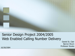 Preliminary Design Review (PowerPoint)