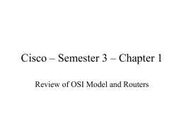 Ciscos3c1 - YSU Computer Science & Information Systems