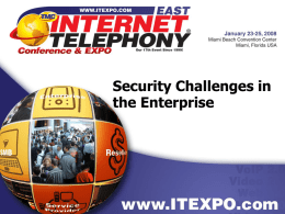 Security Challenges in the Enterprise