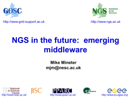 emerging middleware - National e