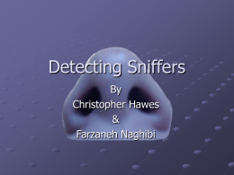 Detecting Sniffers