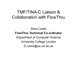 tmf-tina-collab-feb99 - UCL Computer Science
