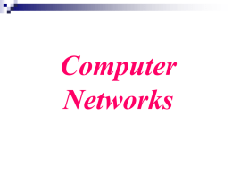 Data communication and Networking