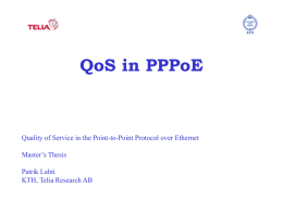 QoS in PPPoE