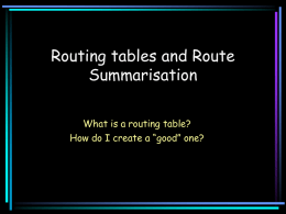 routing-and-route-summarisation