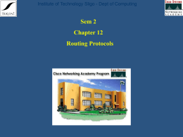 Semester 2 Chapter 12 - Institute of Technology Sligo