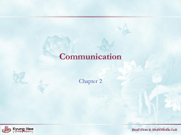 Distributed Systems Chapter.2 Communication