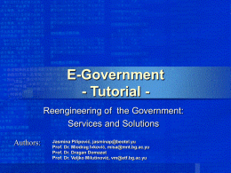 E-Government - start [kondor.etf.rs]