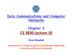 Lecture 10 - University of Wisconsin