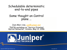 Schedulable deterministic end-to-end pipes