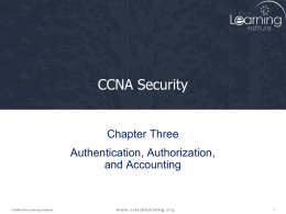 CCNA Security - IIS Windows Server