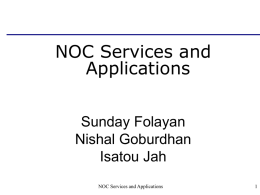 NOC Services and Management