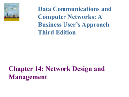 Chapter 14: Network Design and Management