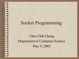 Socket Programming