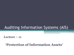 Chapter 5 Protection of Information Assets