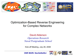 Optimization-Based Reverse Engineering of Network Structure and