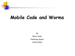 worms - Winlab