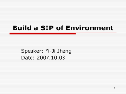 Build_a_SIP_of_Environment