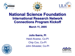 International Partners - CIARA - Florida International University