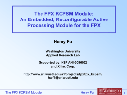 FPX KCPSM Module