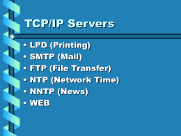 TCP/IP Servers