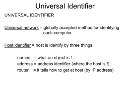 universal identifier