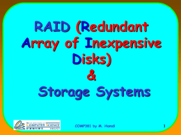 RAID & Storage Architectures
