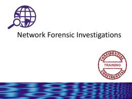 Network Forensic Investigations - Network Forensics | Lawful