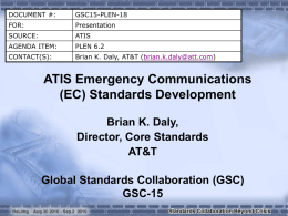 ATIS Emergency Communications