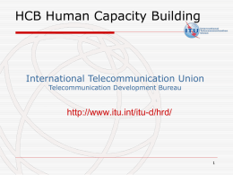 HCB Unit presentation