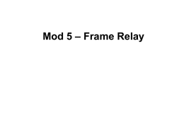 frame relay map