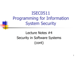 ISEC0511