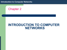 Introduction to computer networks and network topologies