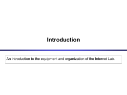 EL 537 Introduction to Local Area Networks
