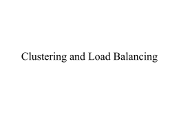 13- Clustering and Load Balancing