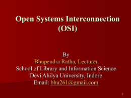 OSI - School of Library and Information Science