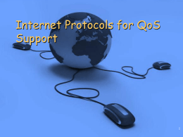 Internet QoS Protocols