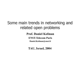 IP Networking New technologies