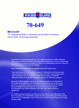 Microsoft 70-649