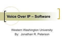 VOIPSoft - Western Washington University