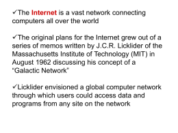 The World Wide Web - Department of Computer and Information