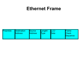 Ethernet - Personal.kent.edu