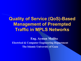 Quality of Service (QoS)-Based Management of Preempted Traffic in