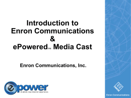 ECIgeneral - Enron Online: The Enron Blog