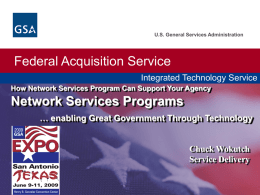 Network Services Programs - T