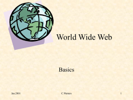 Web Architecture I