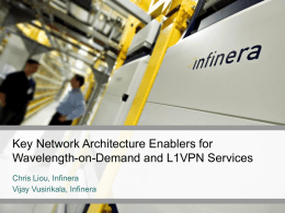 Key Network Architecture Enablers for Wavelength-on